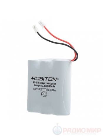 Аккумулятор для радиотелефонов DECT-T160-3XAA Robiton (3.6V 600mAh)